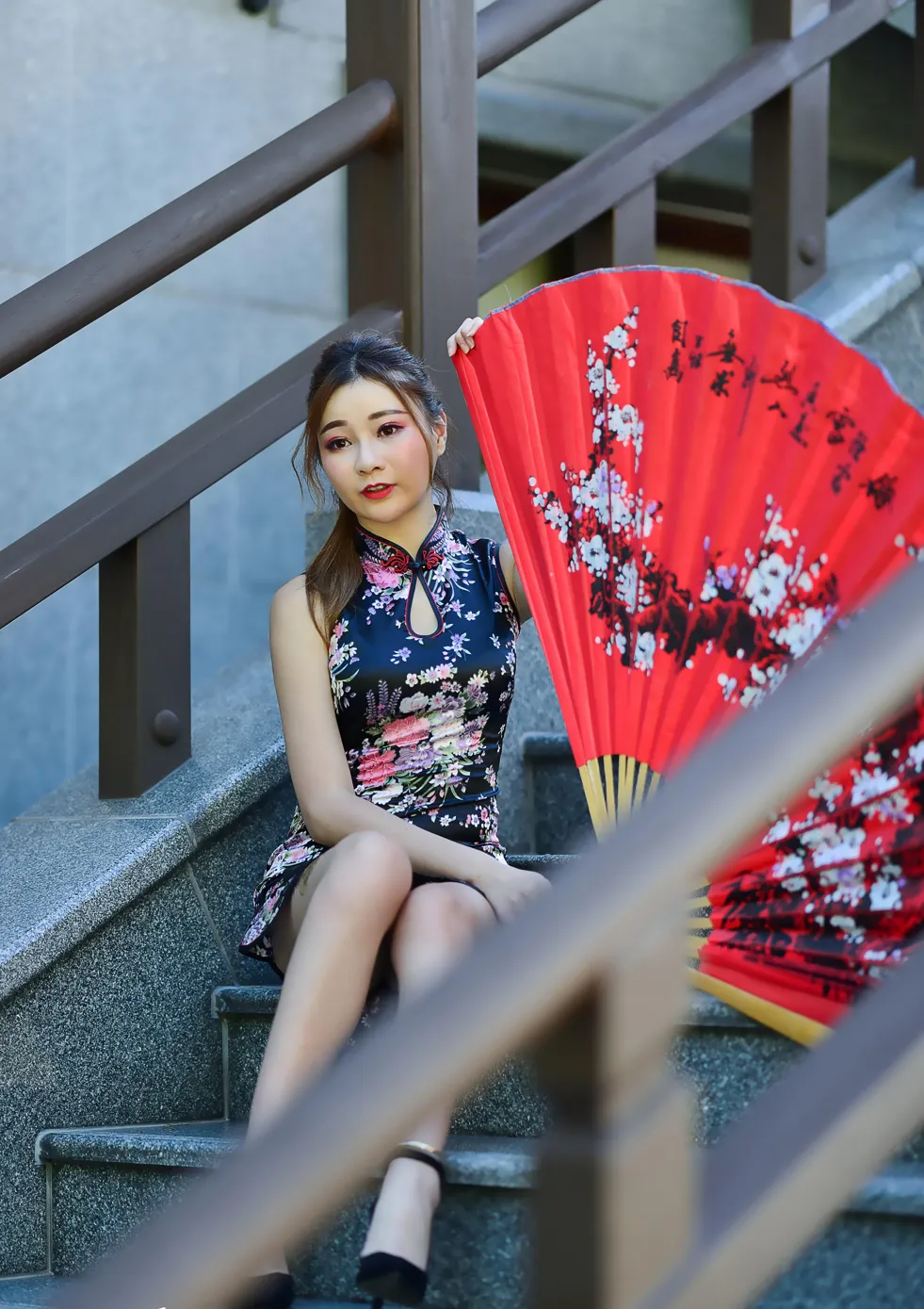 [Mzsock] NO.209 Chen Yingrong short cheongsam high heels beautiful legs street photography#[58P]-33